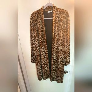 Susan Graver Animal Print  Jacket